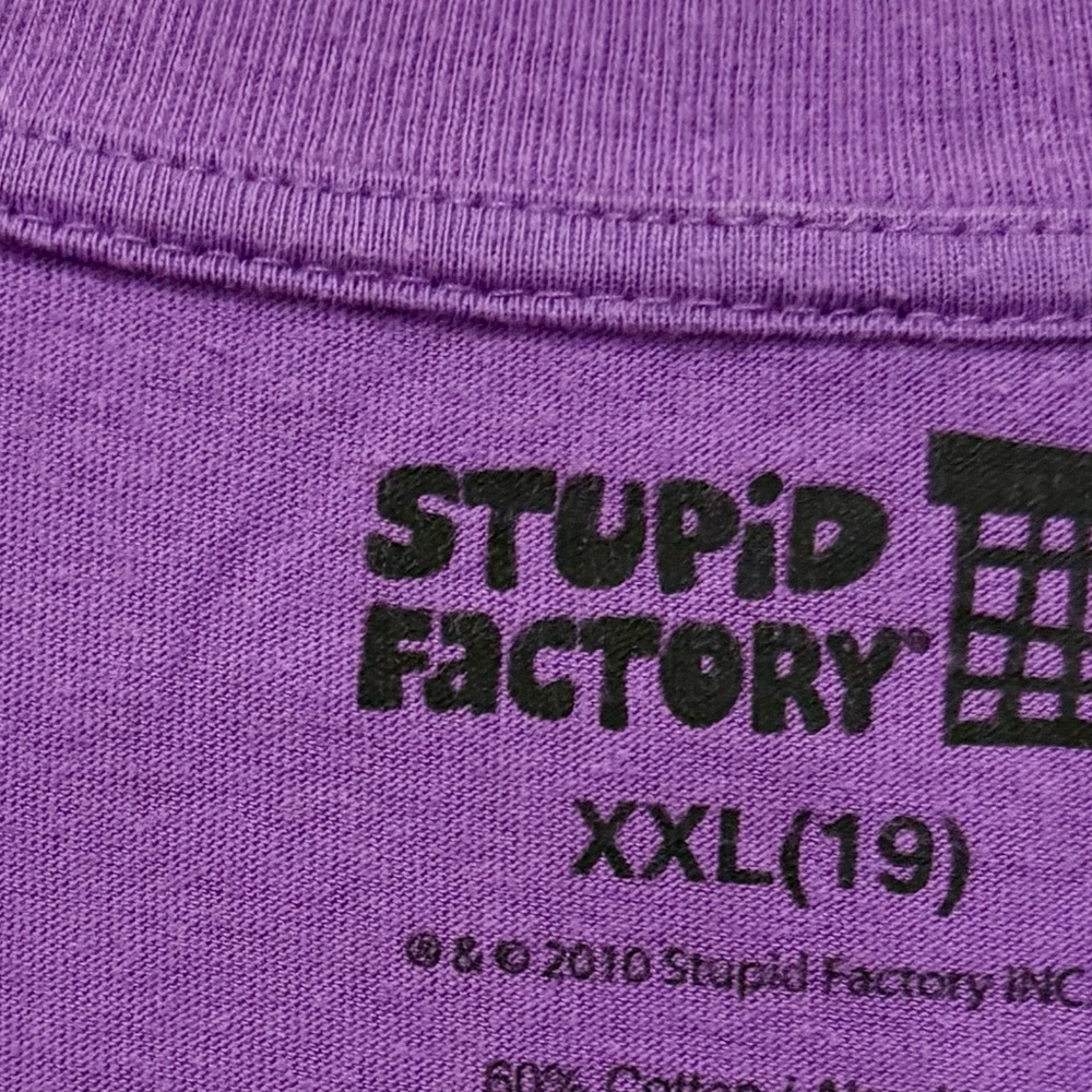 Purple Graphic Tee - Beauty and Brains - Picture 4 of 5